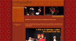 Desktop Screenshot of gyongyhalasz.com